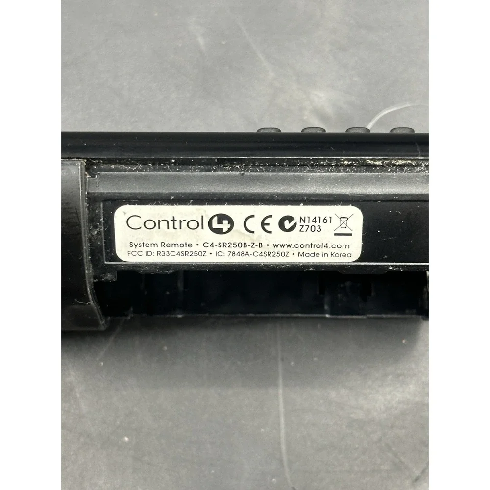 CONTROL 4 SYSTEM‎ REMOTE CONTROL, BLACK C4-SR250B-Z-B